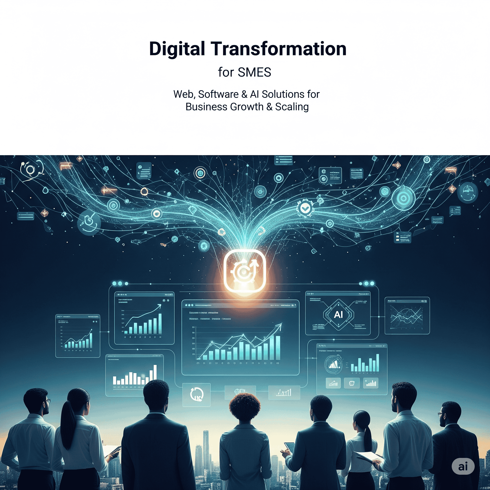 Digital Solutions Illustration